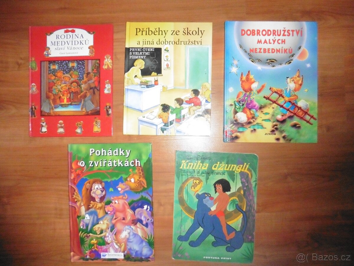 Různé knihy po dětech III.