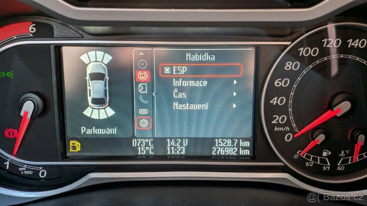 Budíky Convers+ před facelift v češtině + doplňkové funkce