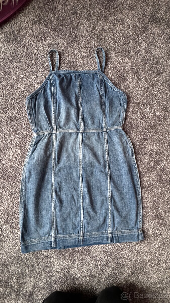 H&M džiínové šaty 146 nové