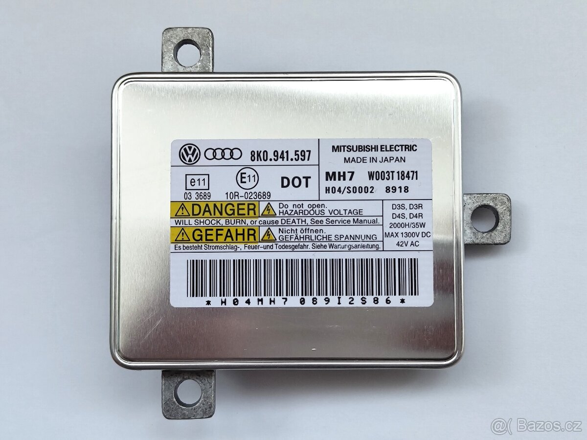 Jednotka xenonu 8K0941597 / 8K0.941.597 Nové zboží. Zásilk