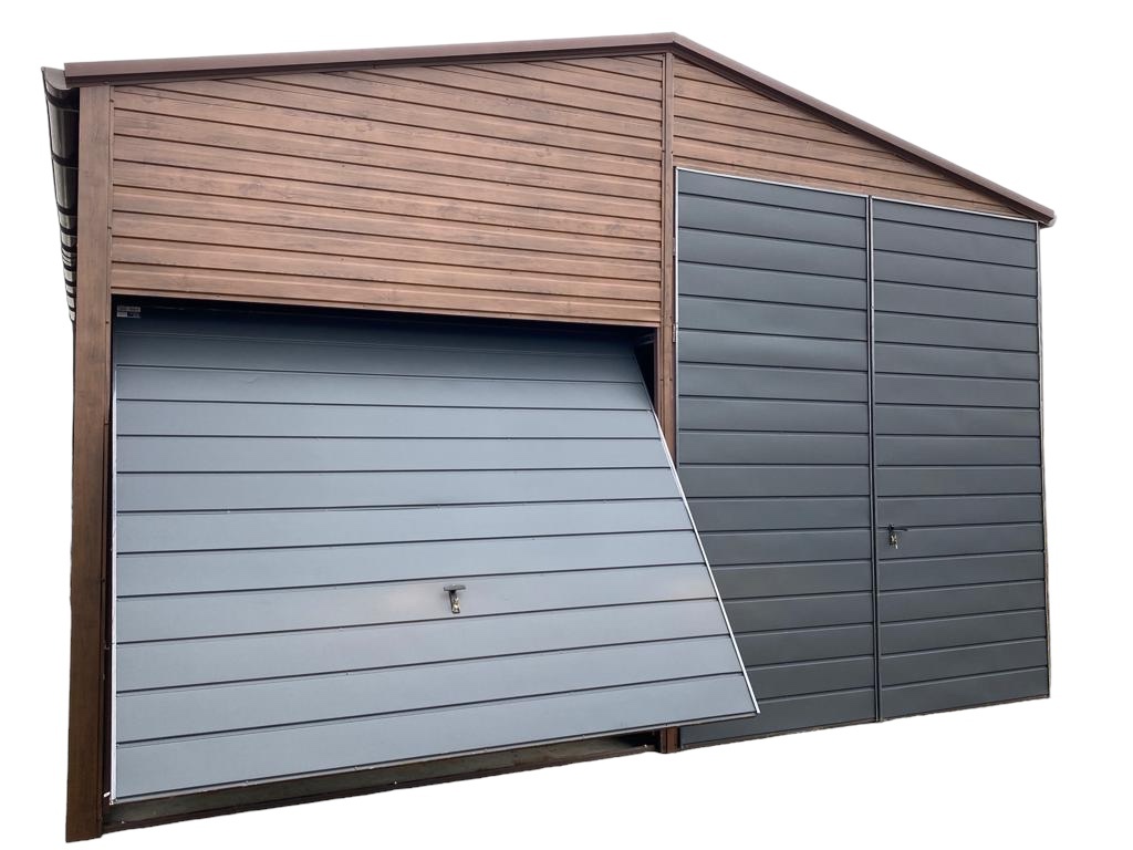 🛠️ AKCIA do 31.10. – Montovaná plechová hala 6×8 m, sklad