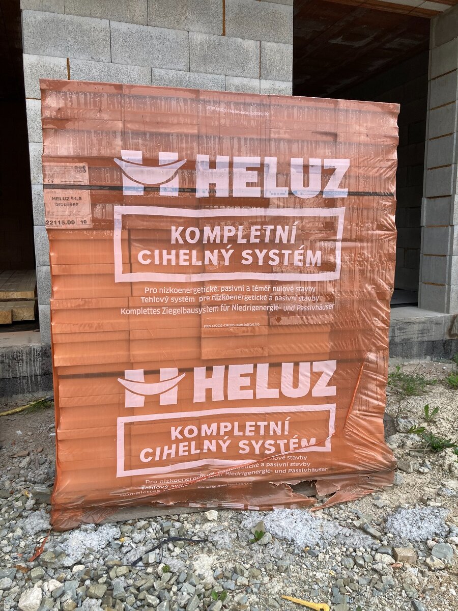 Cihly HELUZ 11,5 broušená (300ks)