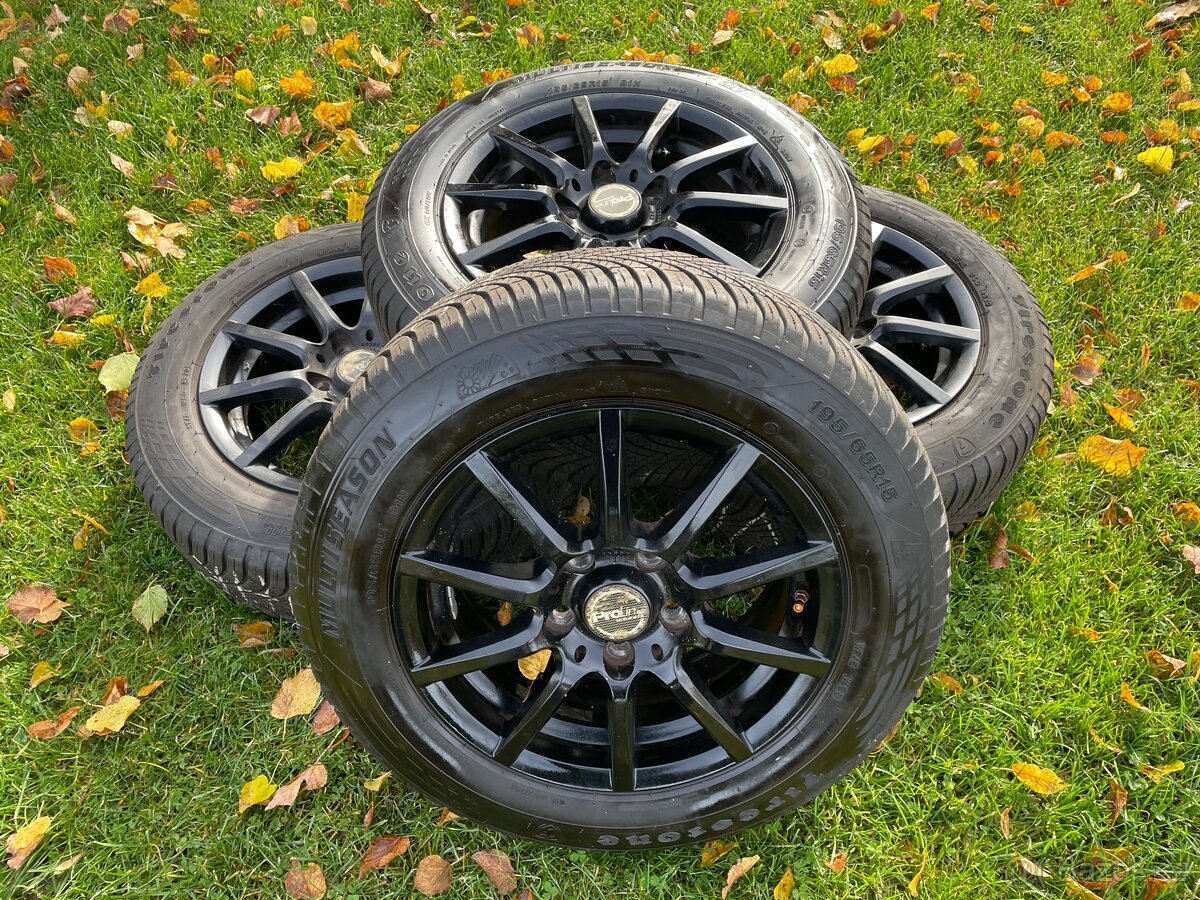 Prodám - Sadu zimních Alu kol 5x114,3mm, ET45, R15