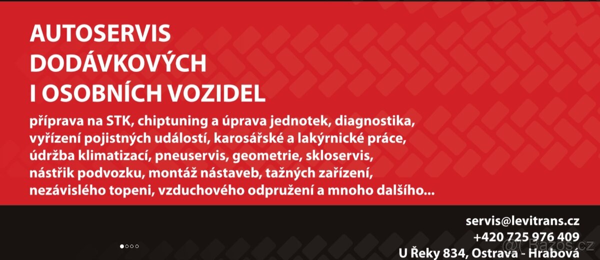 Výměny skel, pneuservis, autoservis