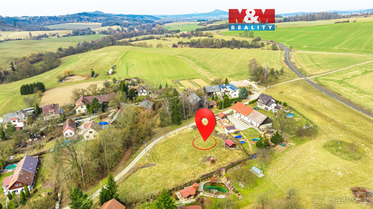 Prodej pozemku k bydlení, 1200 m², Jinolice