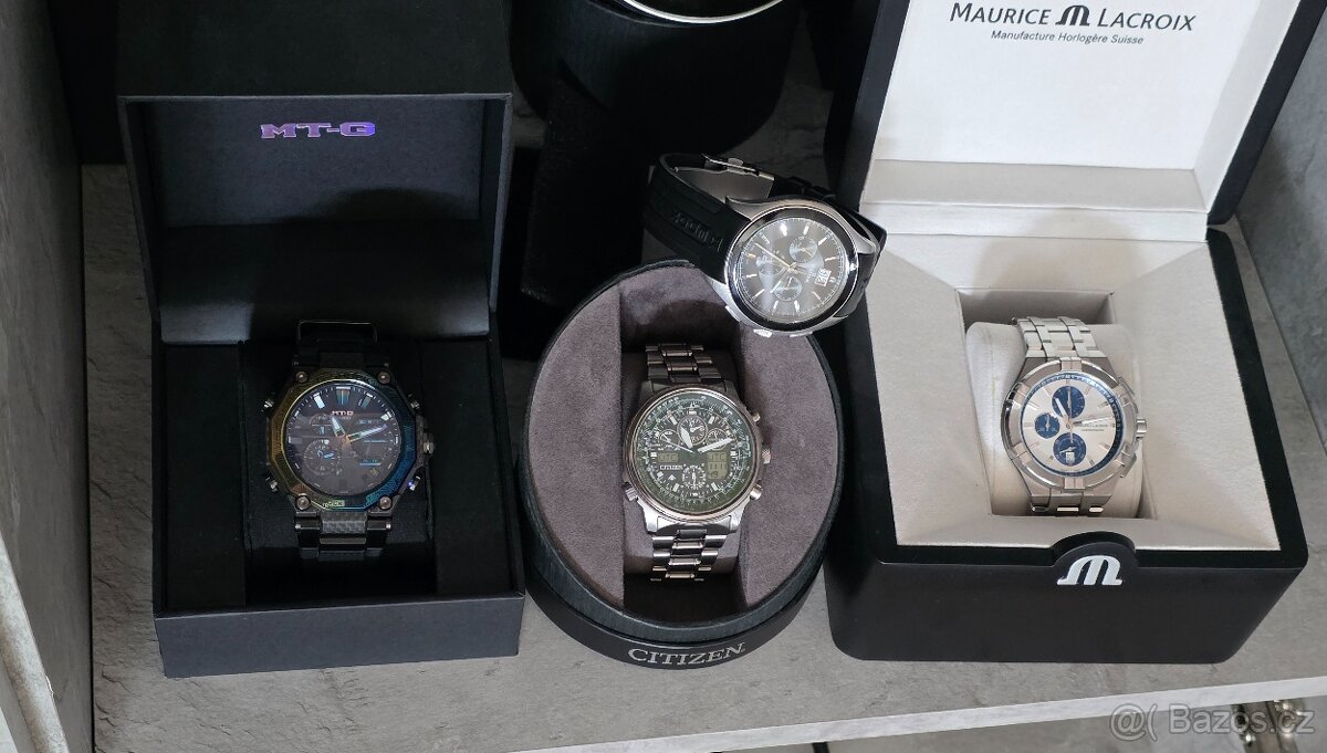 Casio MT-G, Citizen Promaster Sky, Maurice Lacroix AIKON
