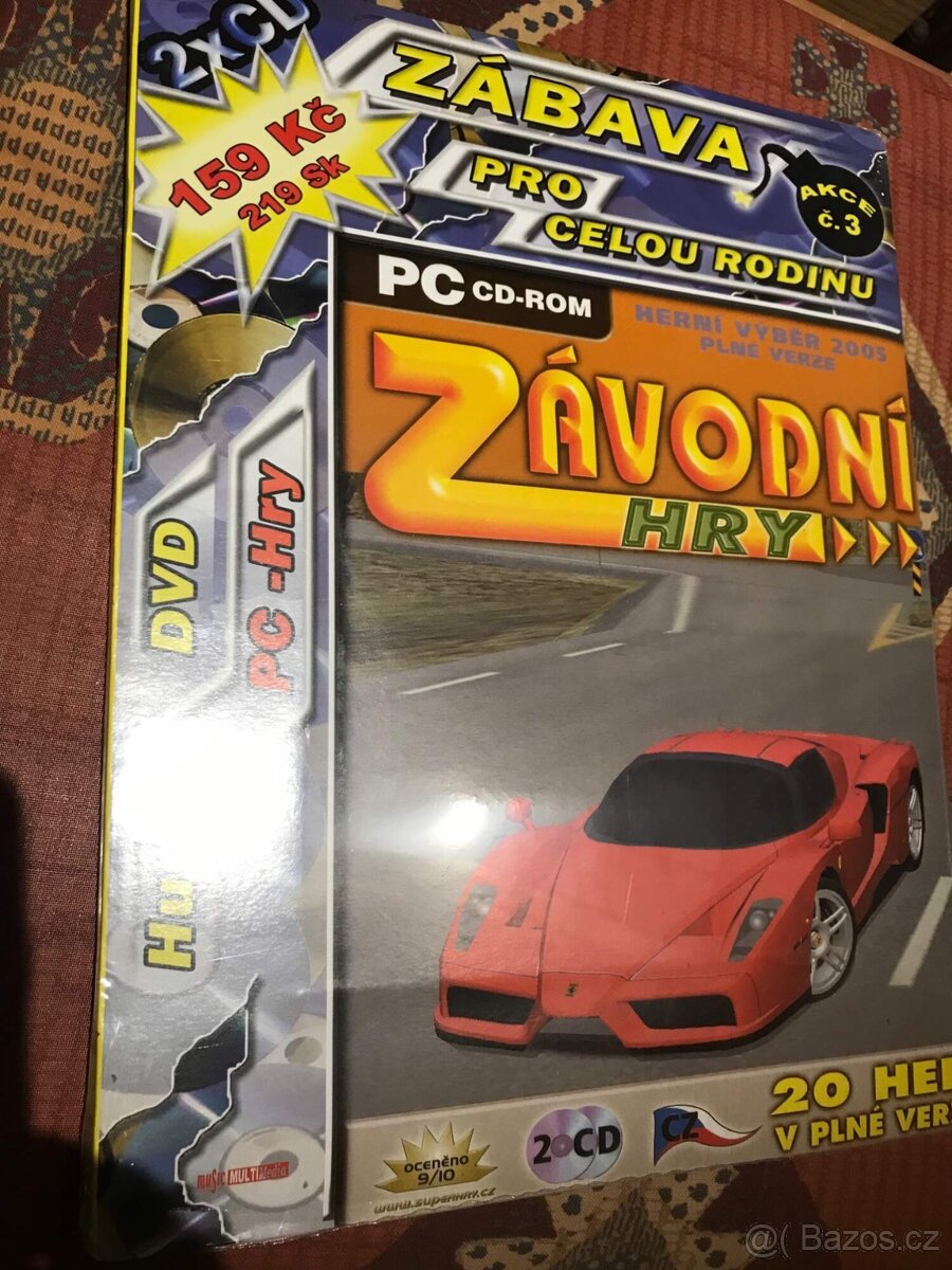 Dvě CD hry závodní