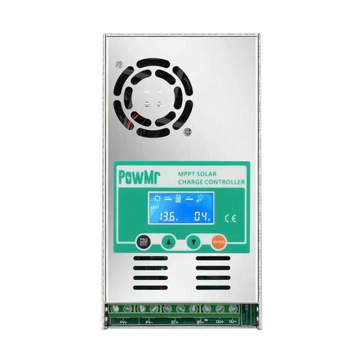 Powmr MPPT solární regulátor 60A 12V 24V 36V 48V automatická