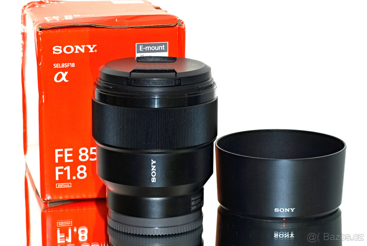 Sony FE 85mm f/1,8 NEPOUŽÍVANÝ v záruce