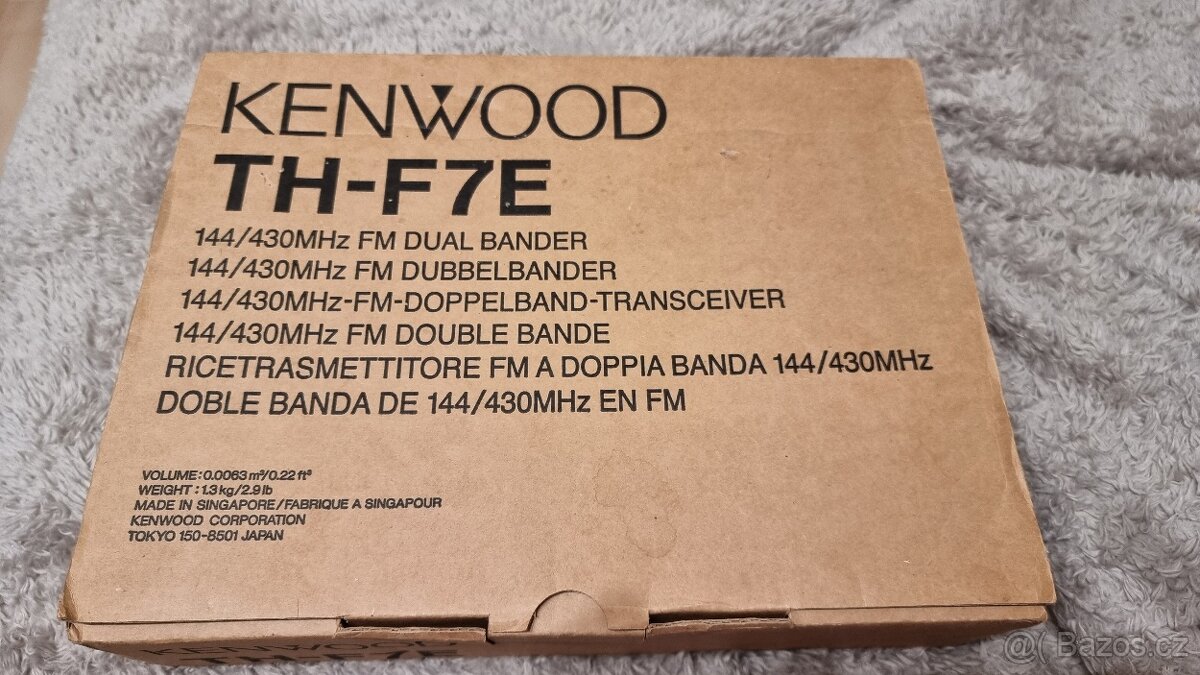 Kenwood TH-F7E v perfektním stavu – rarita