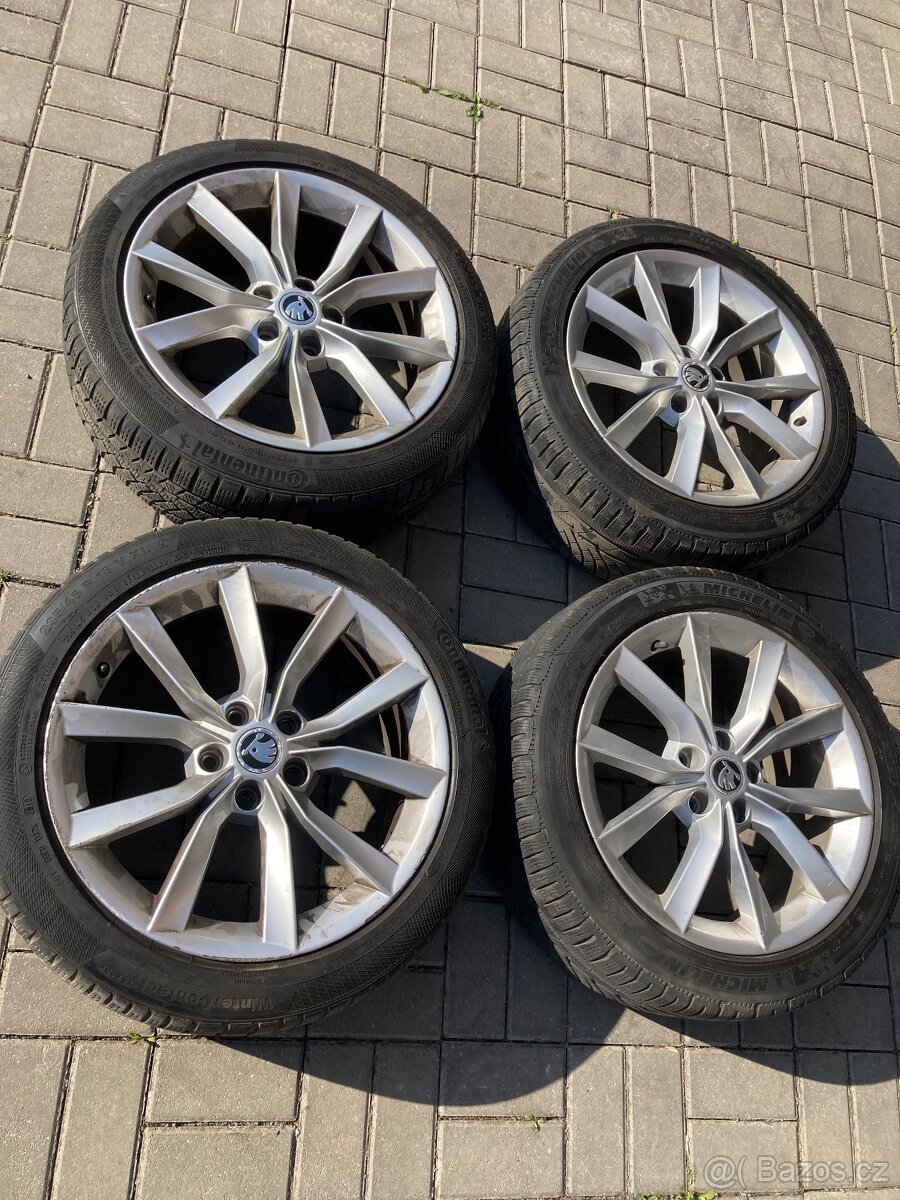 Zimní al kola MODUS 18” originál Škoda Superb III