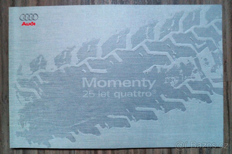 Audi "Momenty 25 let quattro" knížečka
