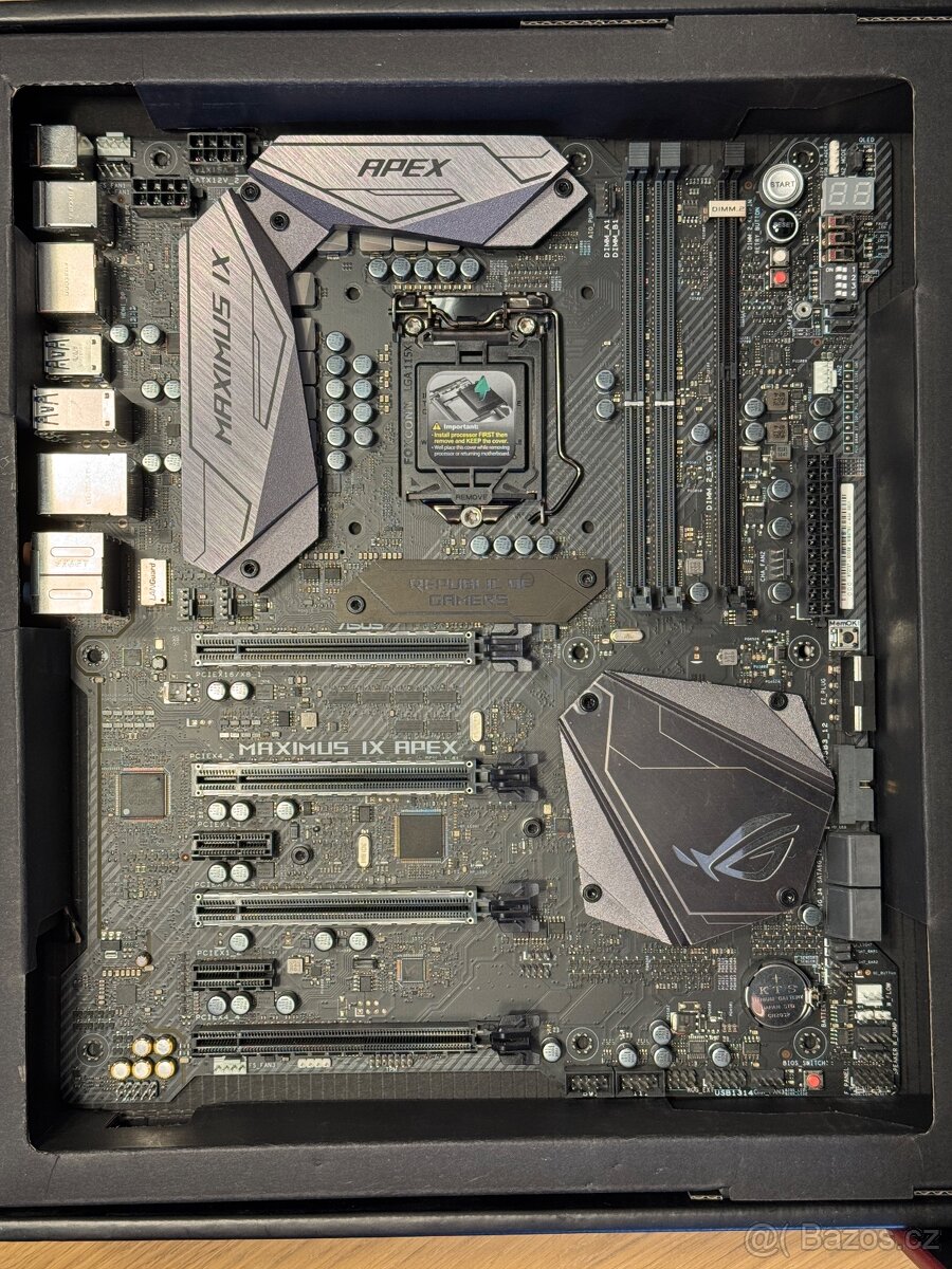 ASUS ROG MAXIMUS IX APEX - Intel Z270, herní základní deska