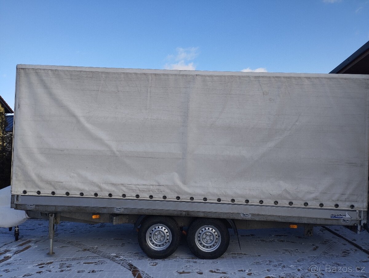 PLACHTA na vlek 505x210x200