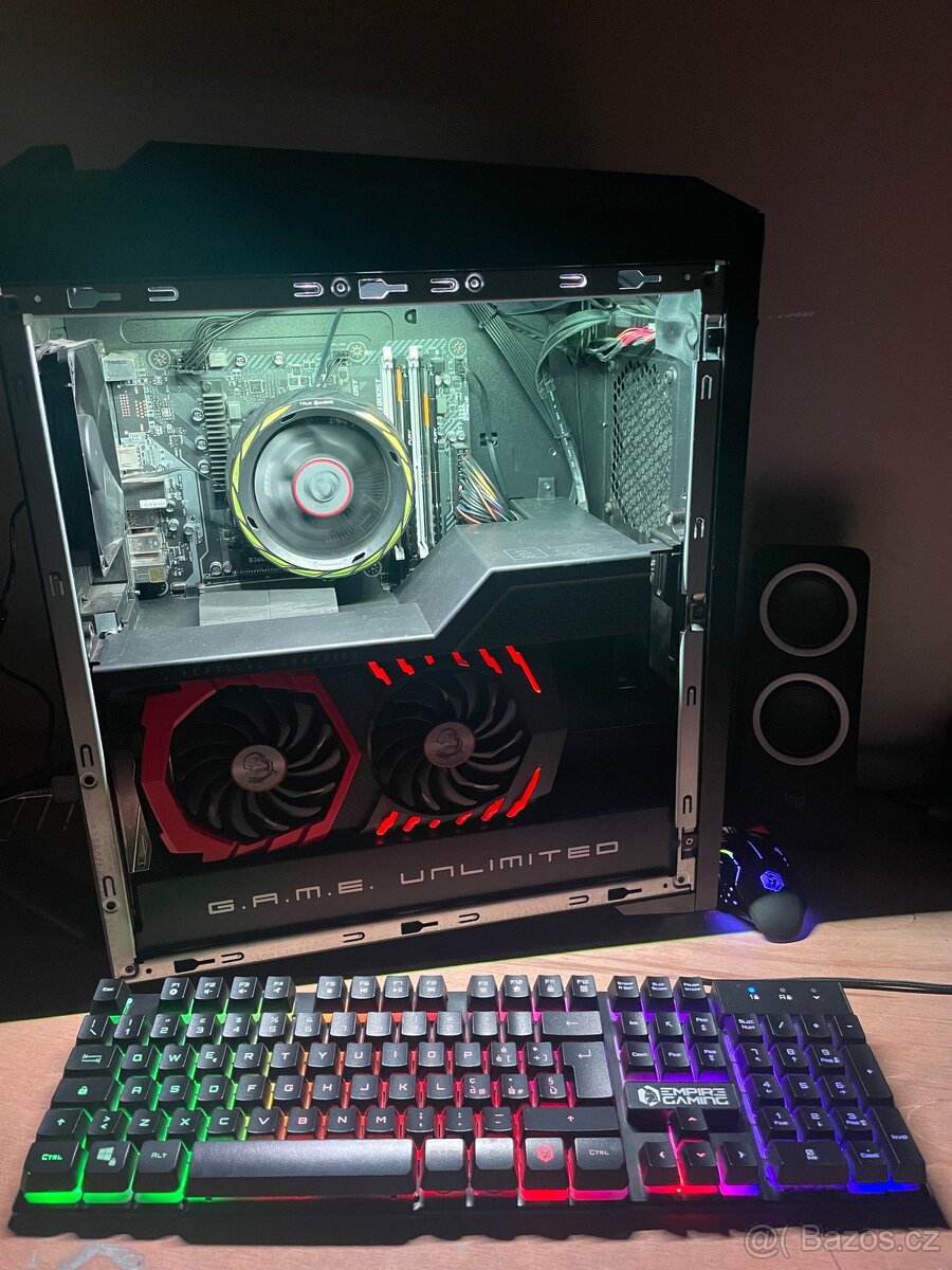 Herní PC i5-8600K 16GB RAM 256 GB SSD 2TB HDD GTX1060