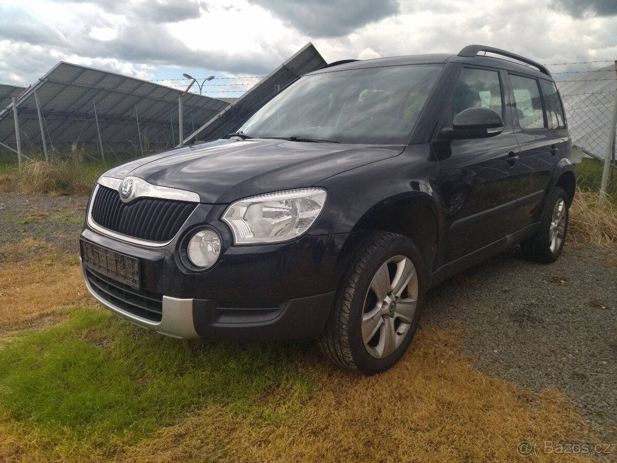 Škoda Yeti 1,4TSi 90kw, 2013, benzín