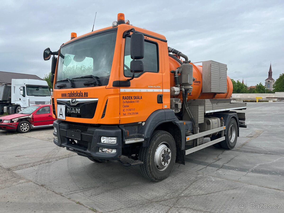 Man TGM 12.250 4x4 fekál 6 m³