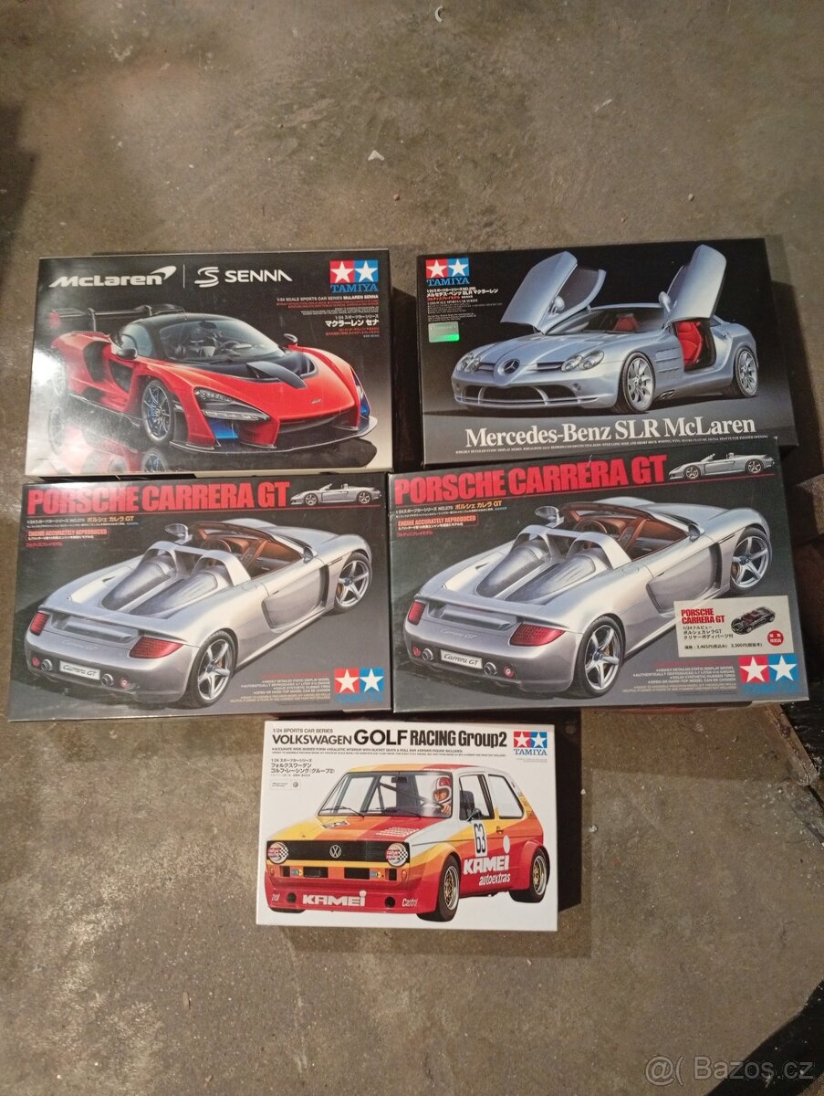 Tamiya 1/24 Vw, McLaren, Porsche