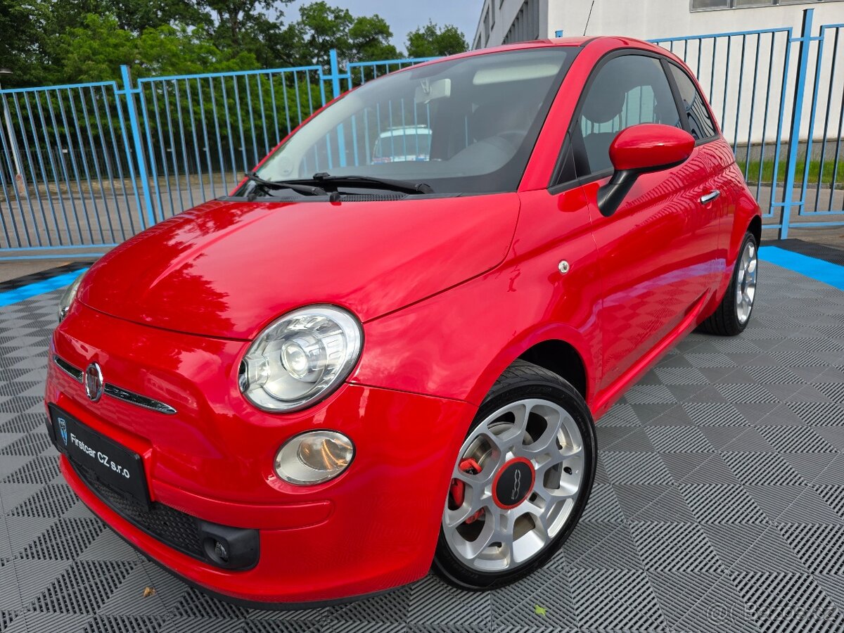 ⭐Fiat 500 1.4i/74KW/Edice Rosso Corsa/1.MAJ/2011⭐