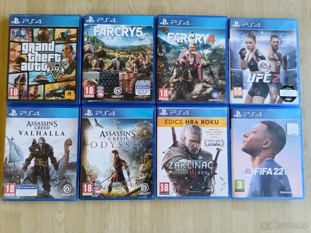 Kolekce her na PS4 ( dohromady či zvlášť)