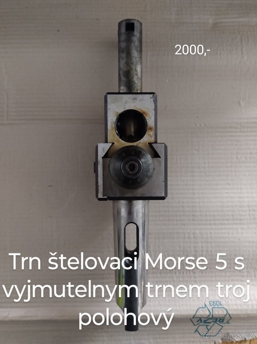 Trn štelovací M5 s vyjmutelným trnem troj polohový