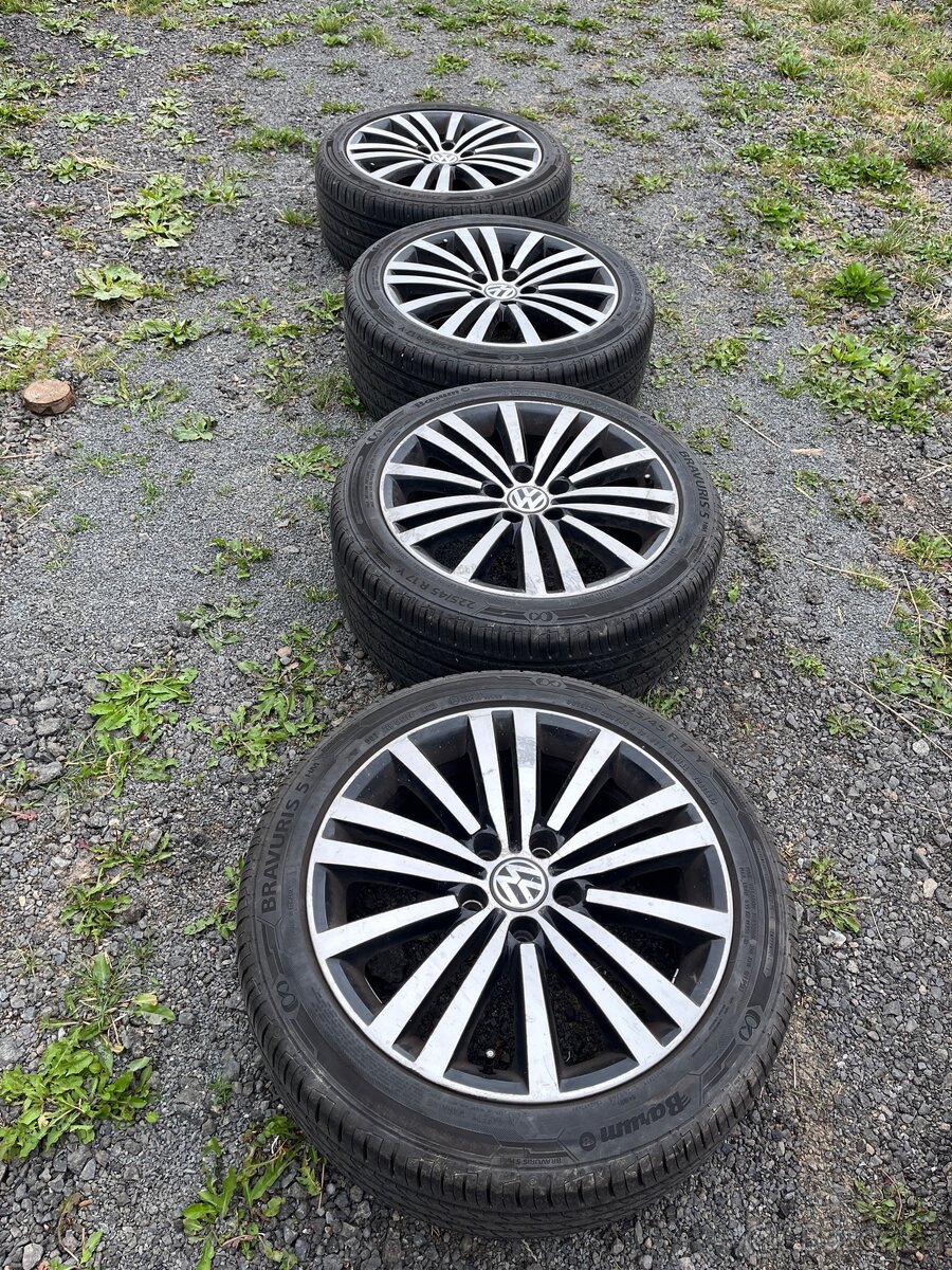 ALU kola R17, pneu 225/45/17
