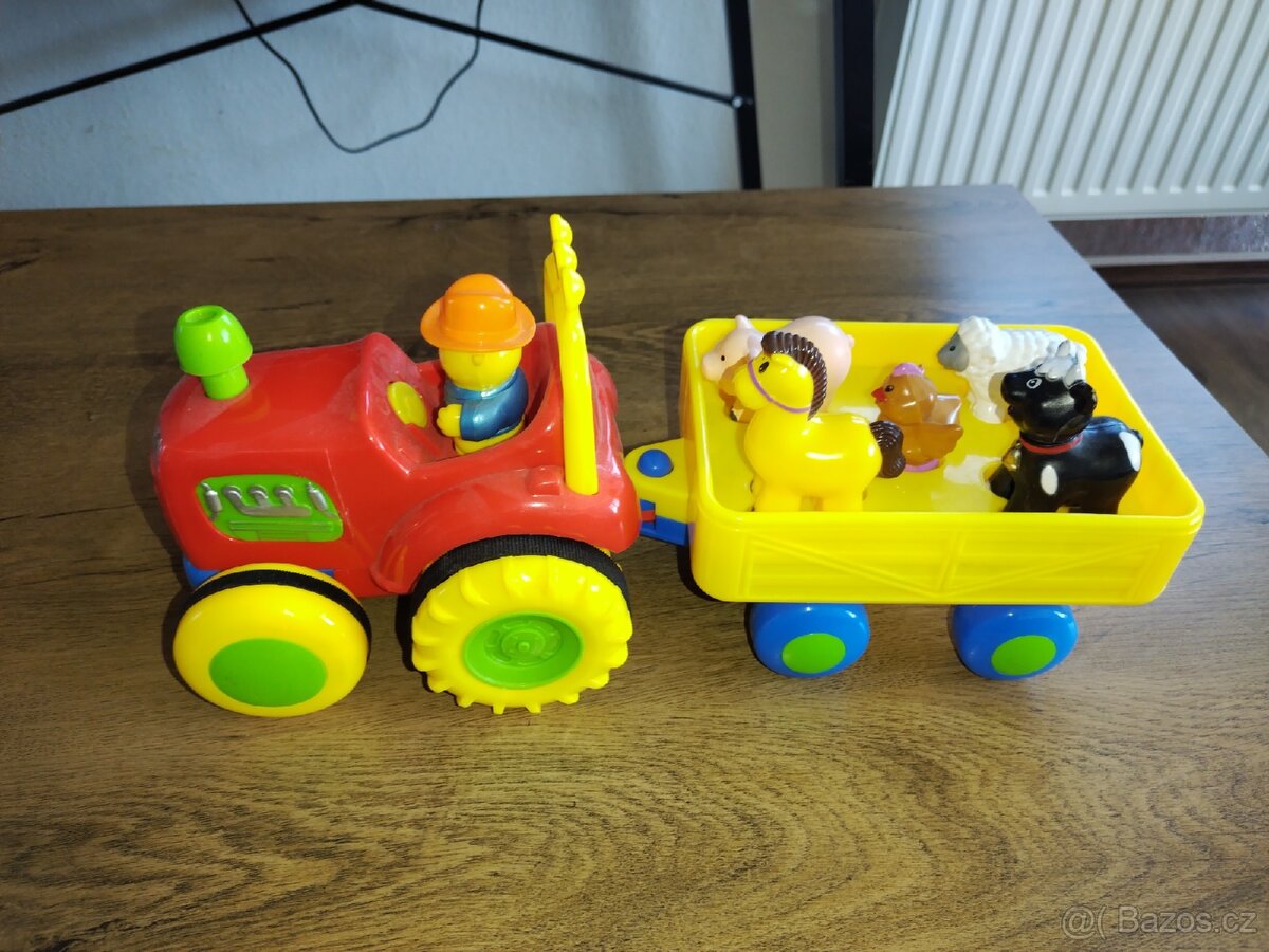 Traktor s vlekem