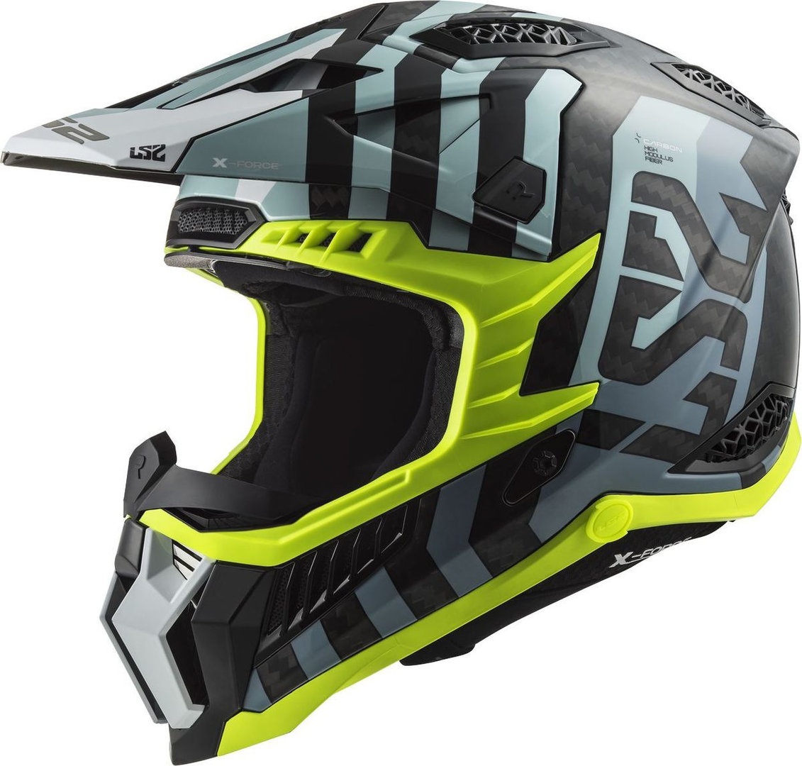 karbon carbonová přilba LS2 MX703 C X-force barrier