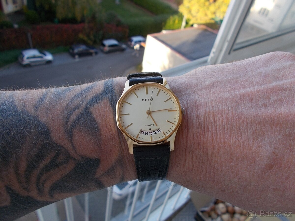 rare luxusni nenosene hodinky prim quartz rok 1990 funkci