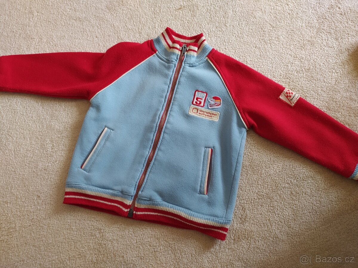 Mikina dětská 104 na zip