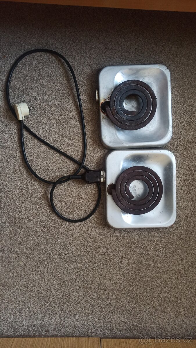 Retro jednoplotýnkové vařiče