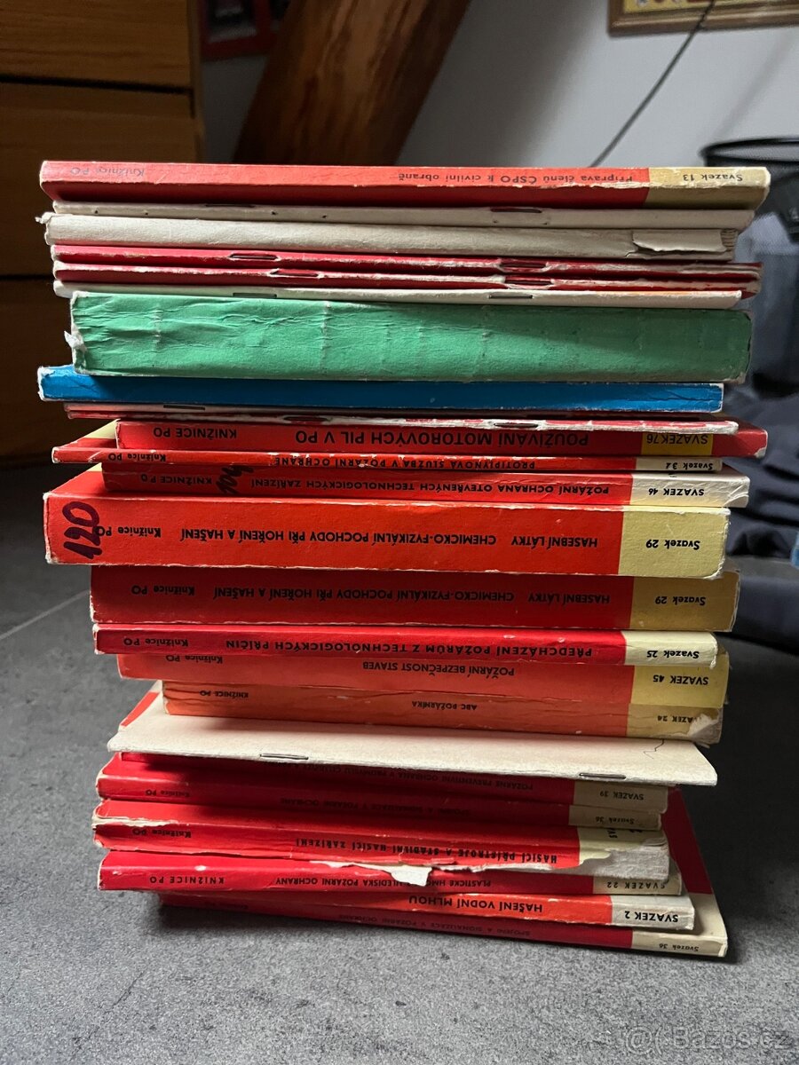 Knižnice Požární ochrany, směrnice, normy