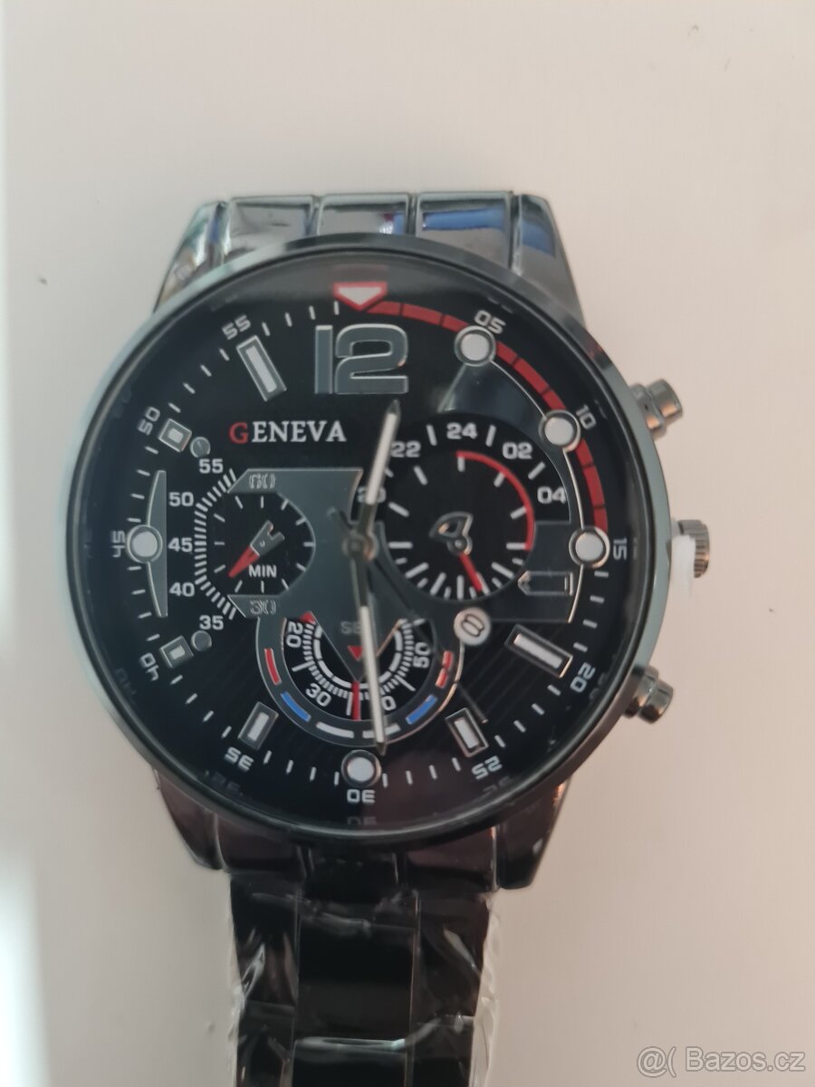 Nové hodinky + dárek kožený náramek č. 112