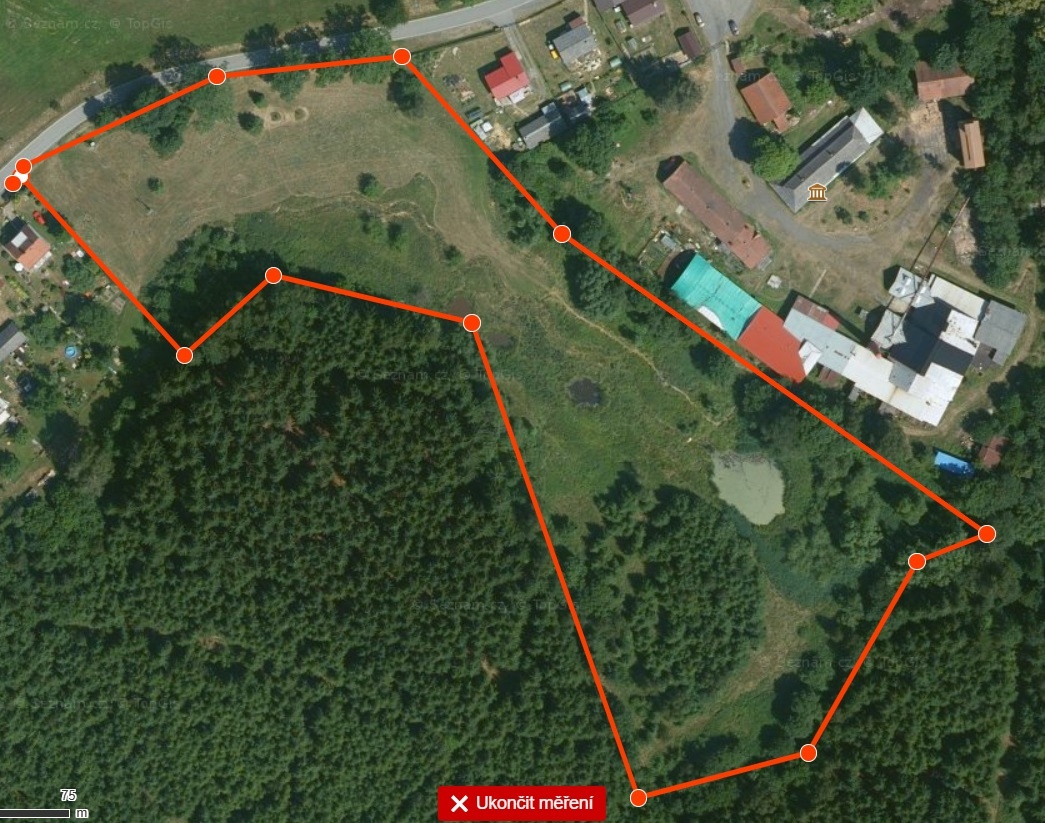 Pronájem velkého pozemku (louky)