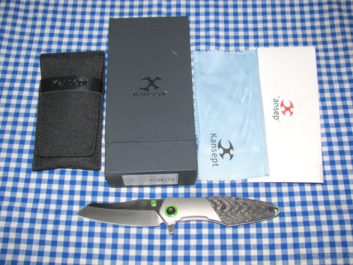 ZAVÍRACÍ NŮŽ - KANSEPT MISTAKEN - OCEL CPM-20CV / TITANIUM