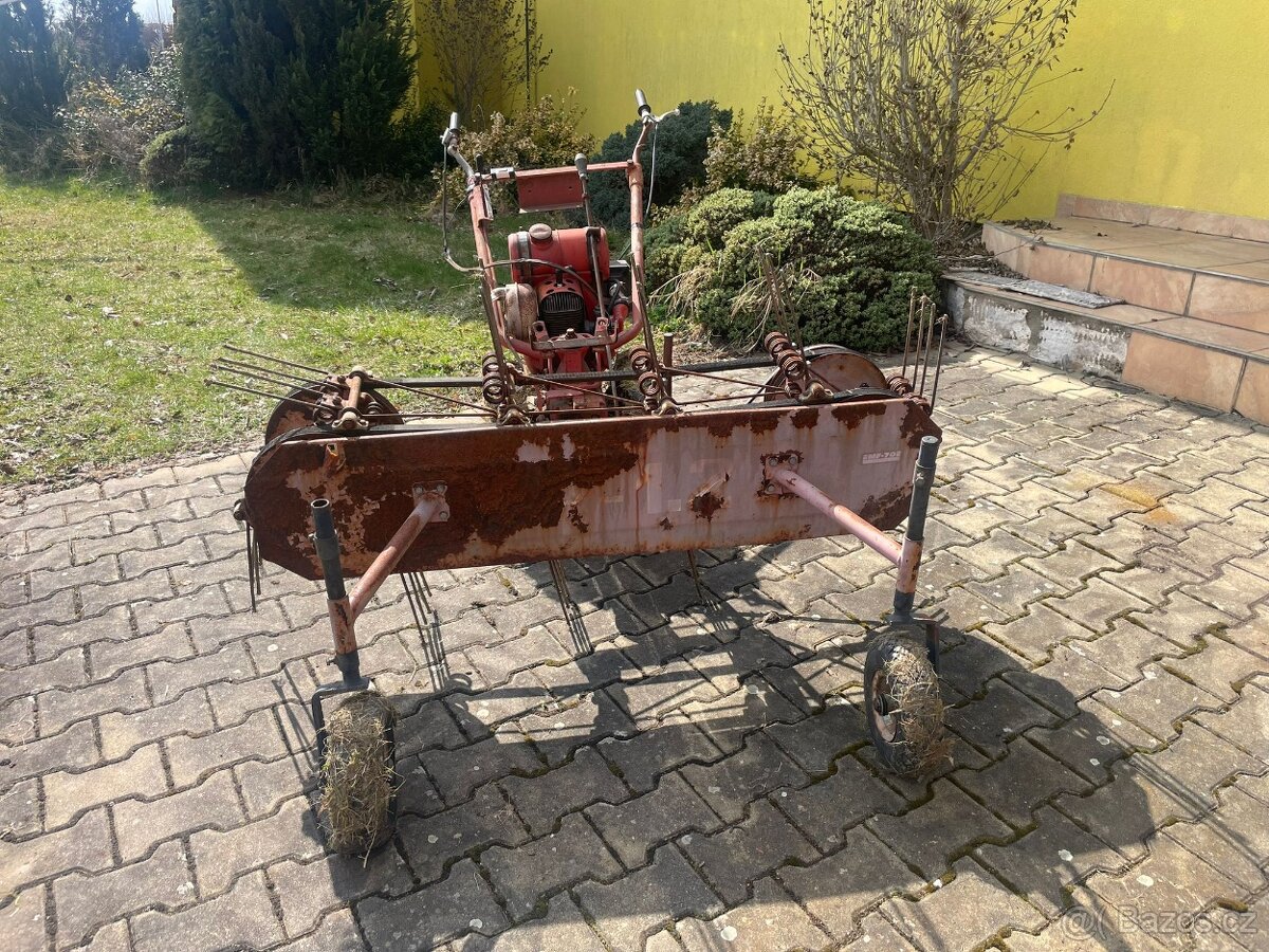 MF70, sekačka+obraceč