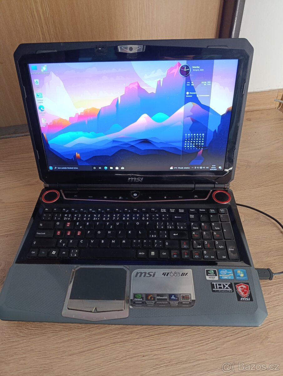 Herní notebook MSI GT683DX 20GB RAM