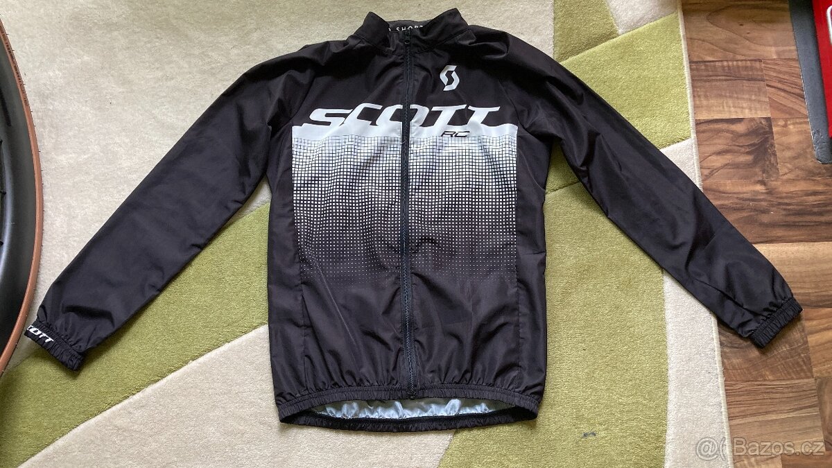 dětská cyklistická větrovka SCOTT RC, vel. 152, takřka nová