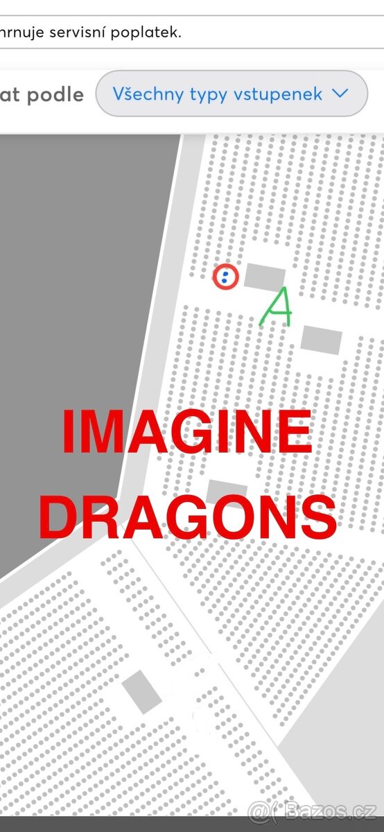 2x sezení Imagine Dragons 9.6.2025 Praha Letňany