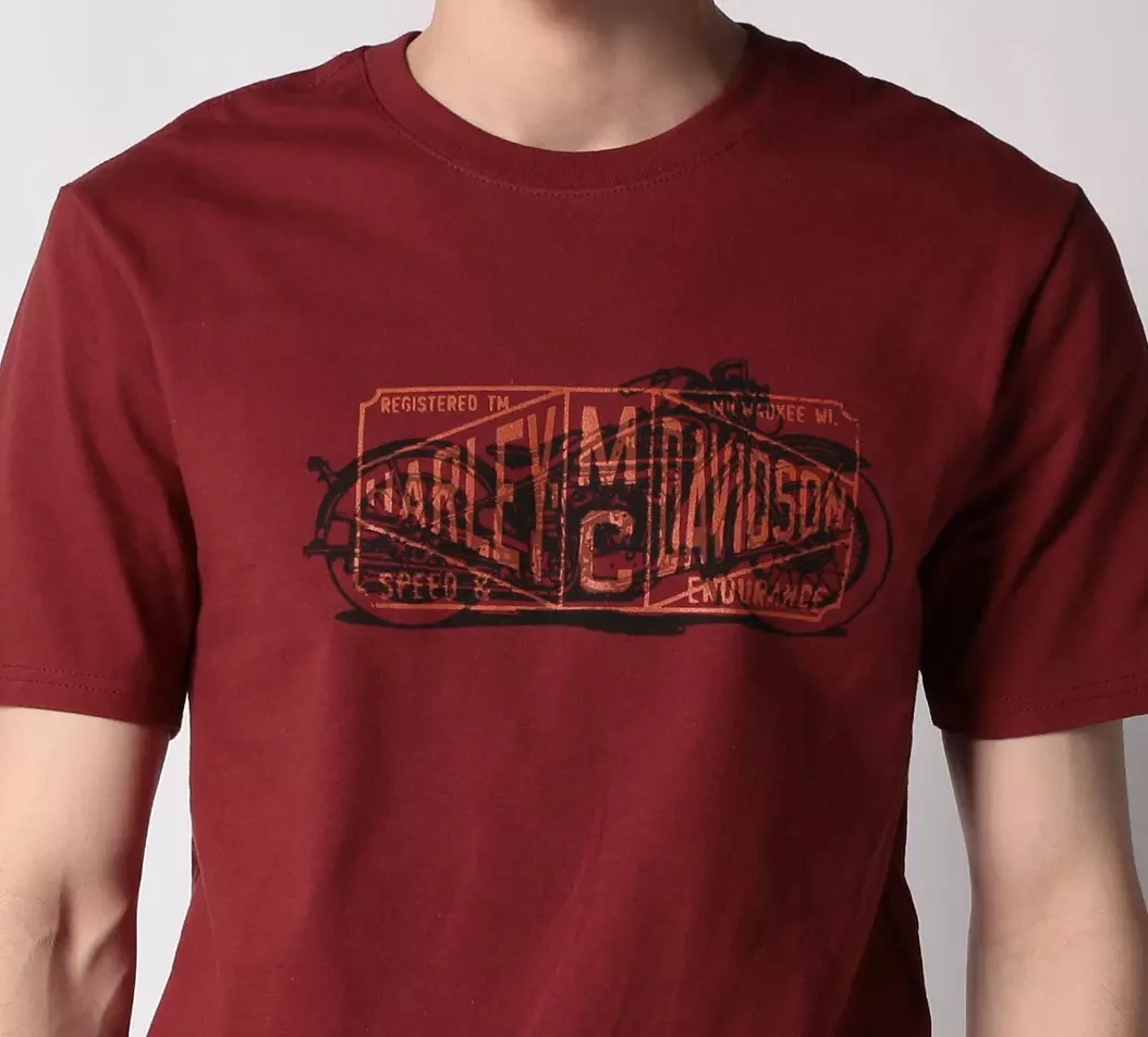 Červené triko Harley-Davidson vel. L, č. 96580-23VM
