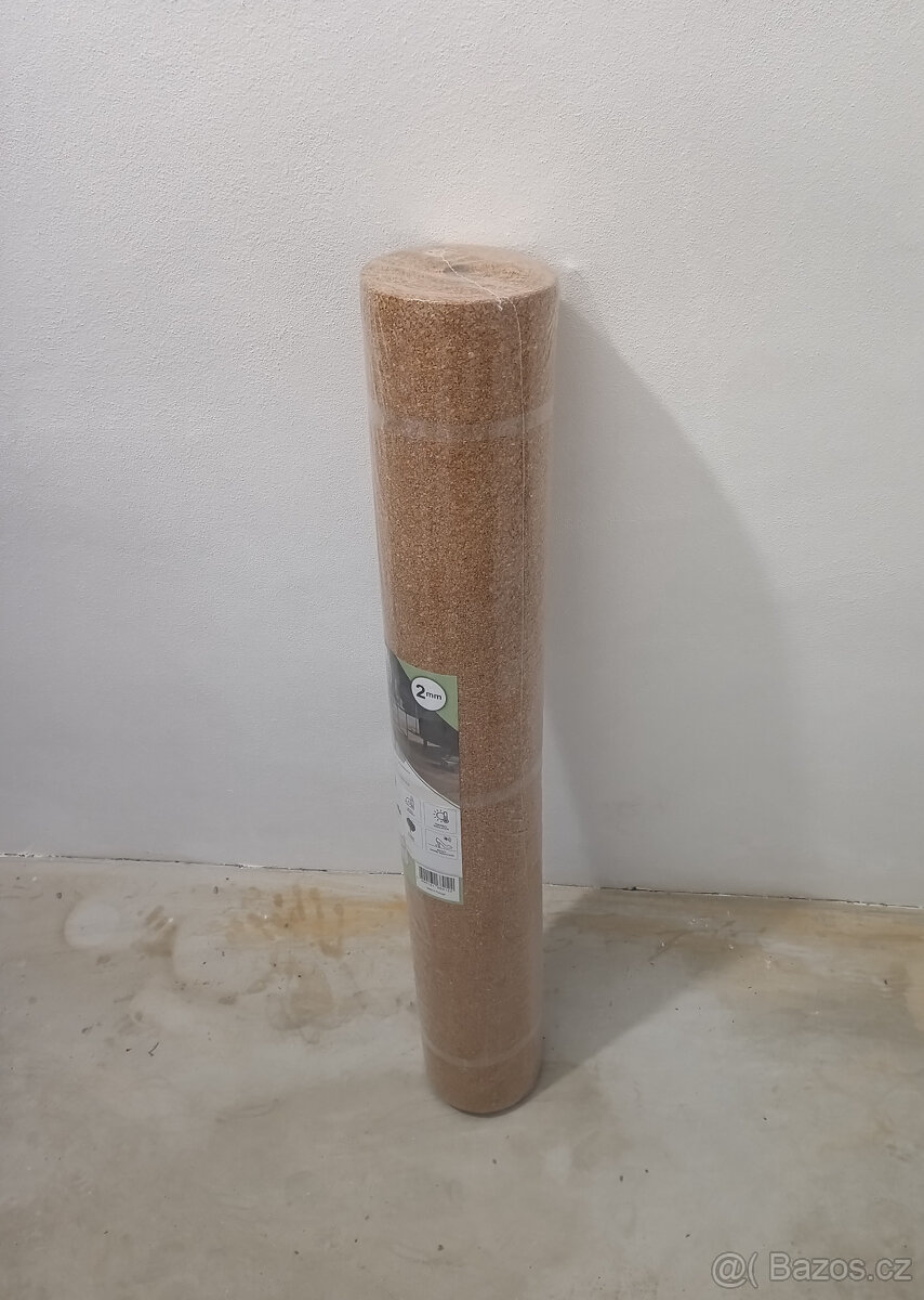 Korková podložka 2mm role 10m²