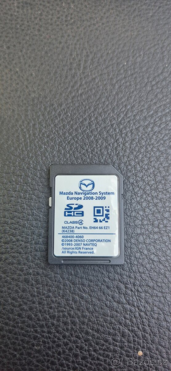 Mazda cx7 mapy sd-karta