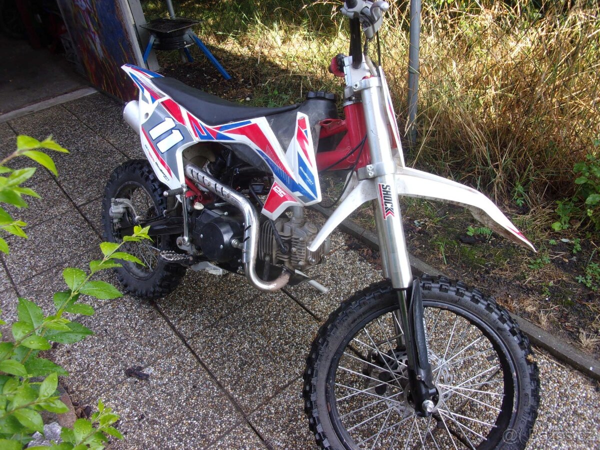 Pitbike 125ccm velká kola