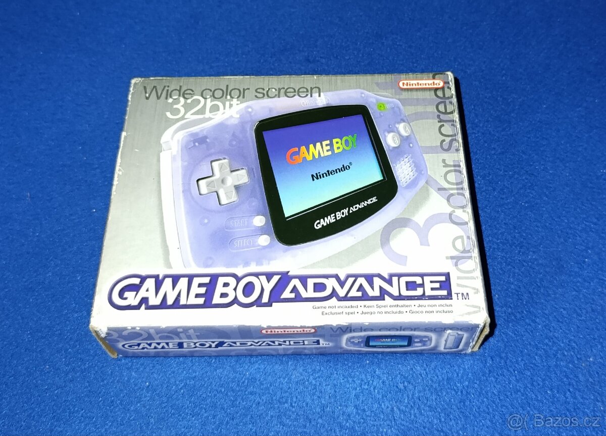 Nintendo Gameboy Advance komplet v krabici s manuály