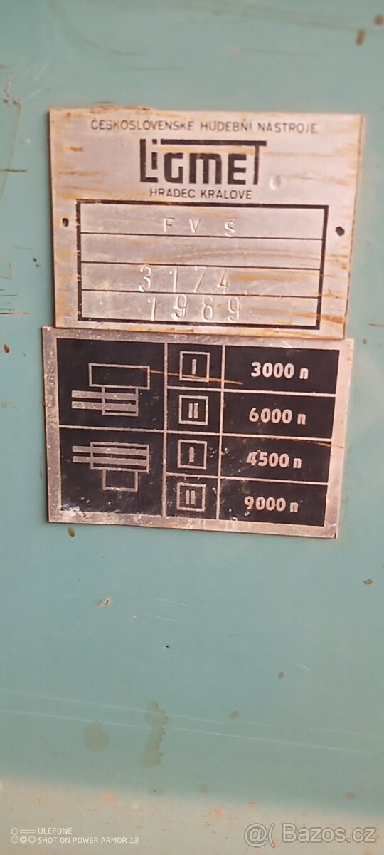 Spodní frézka Ligmet FVS