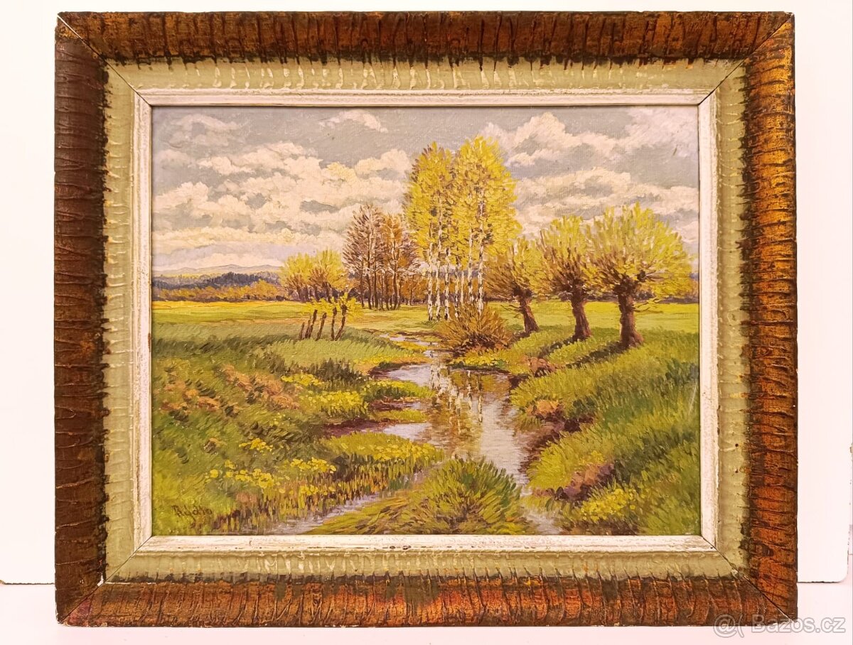 Obraz Petr Rýdlo, Jaroměř, olej 46x55