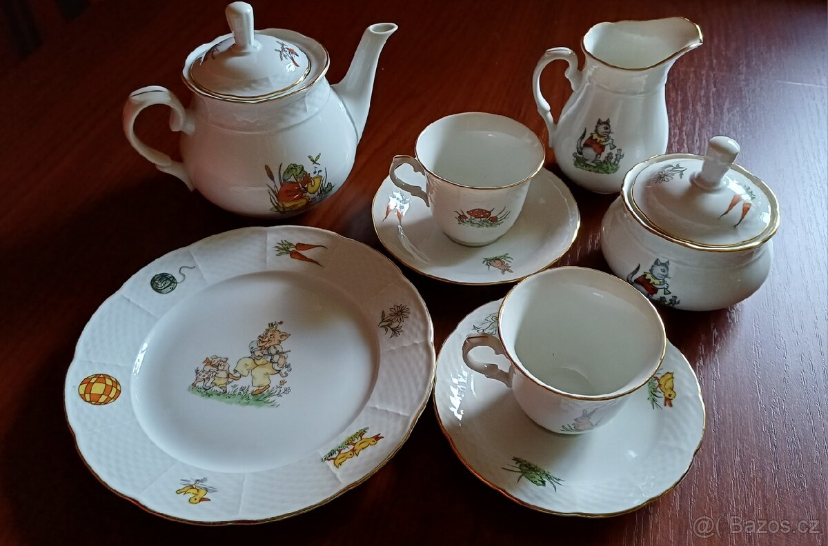 Dětský porcelánový servis