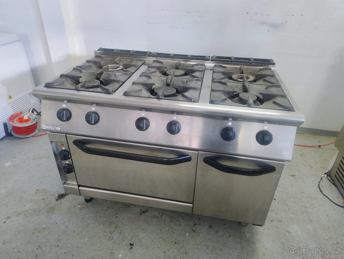 Plynový Gastro sporák s troubou