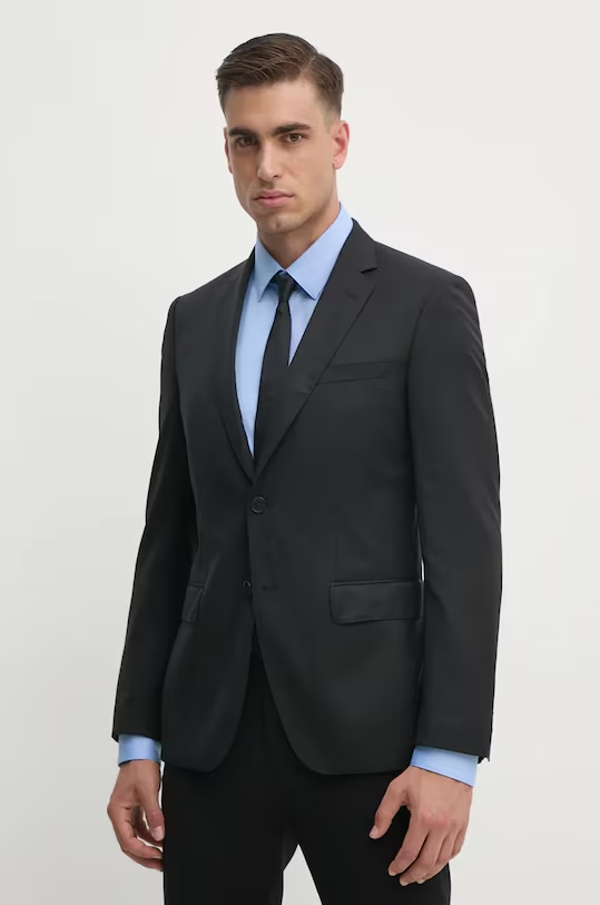 HUGO BOSS  BLACK SLIM PÁNSKÉ SAKO -M TOP