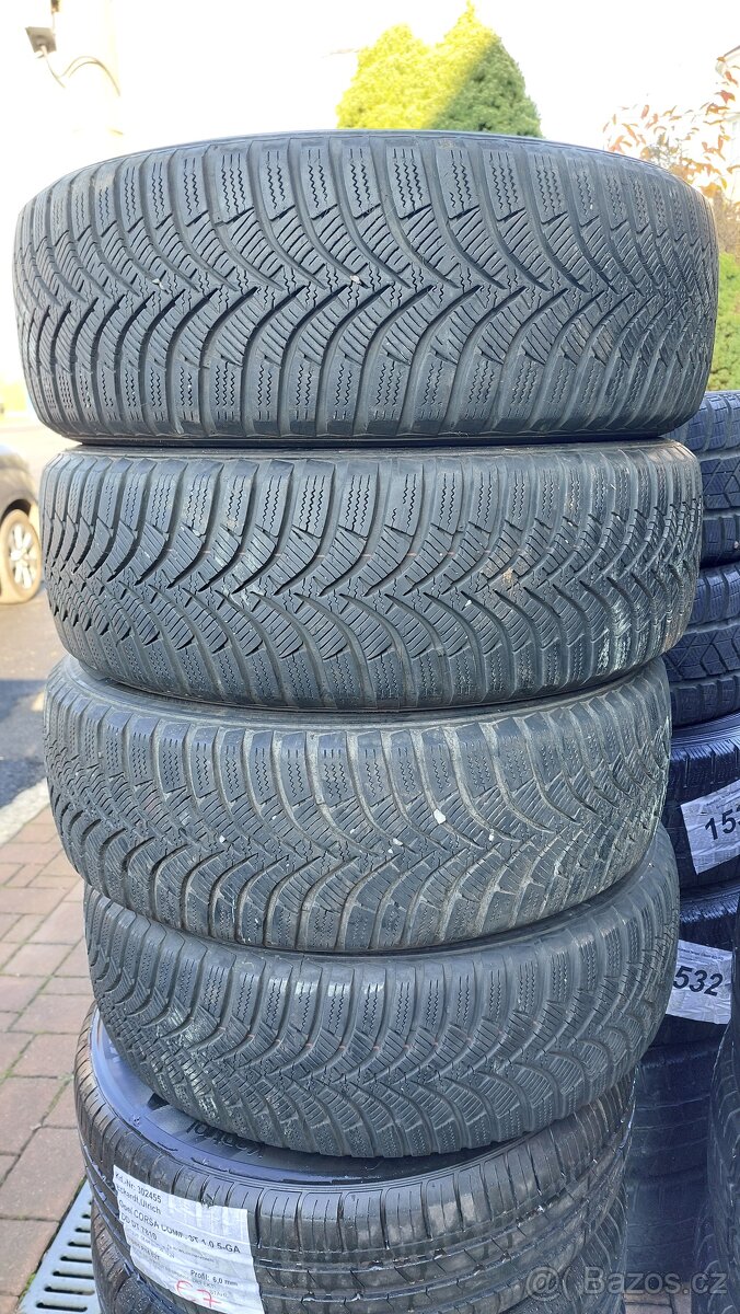 Pneu zimní, 4 ks, rozměr 185/60/15, 88T, zn. HANKOOK